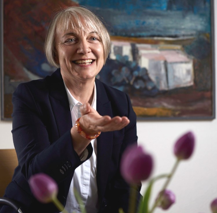 Barbara Bieker im Beratungsgespräch